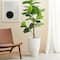 Glitzhome® 19" Eco-Friendly Oversized Tall Round Diamond Planters, 2ct.